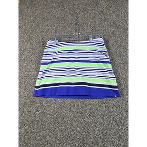 Jofit Tennis Skort Women S Blue Multi Excellent Striped Athletic Workout Skirt